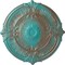 Ekena Millwork Attica Ceiling Medallion (Fits Canopies up to 3 3/4"), 39 1/2"OD x 2 1/2"P, Copper Green Patina CM39ATCGS - alternate 1